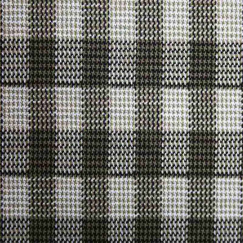 Grid Jacquard Pattern Fabric