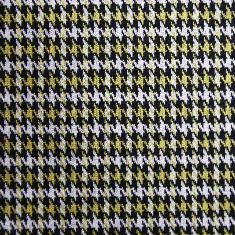 Jacquard Houndstooth Fabric