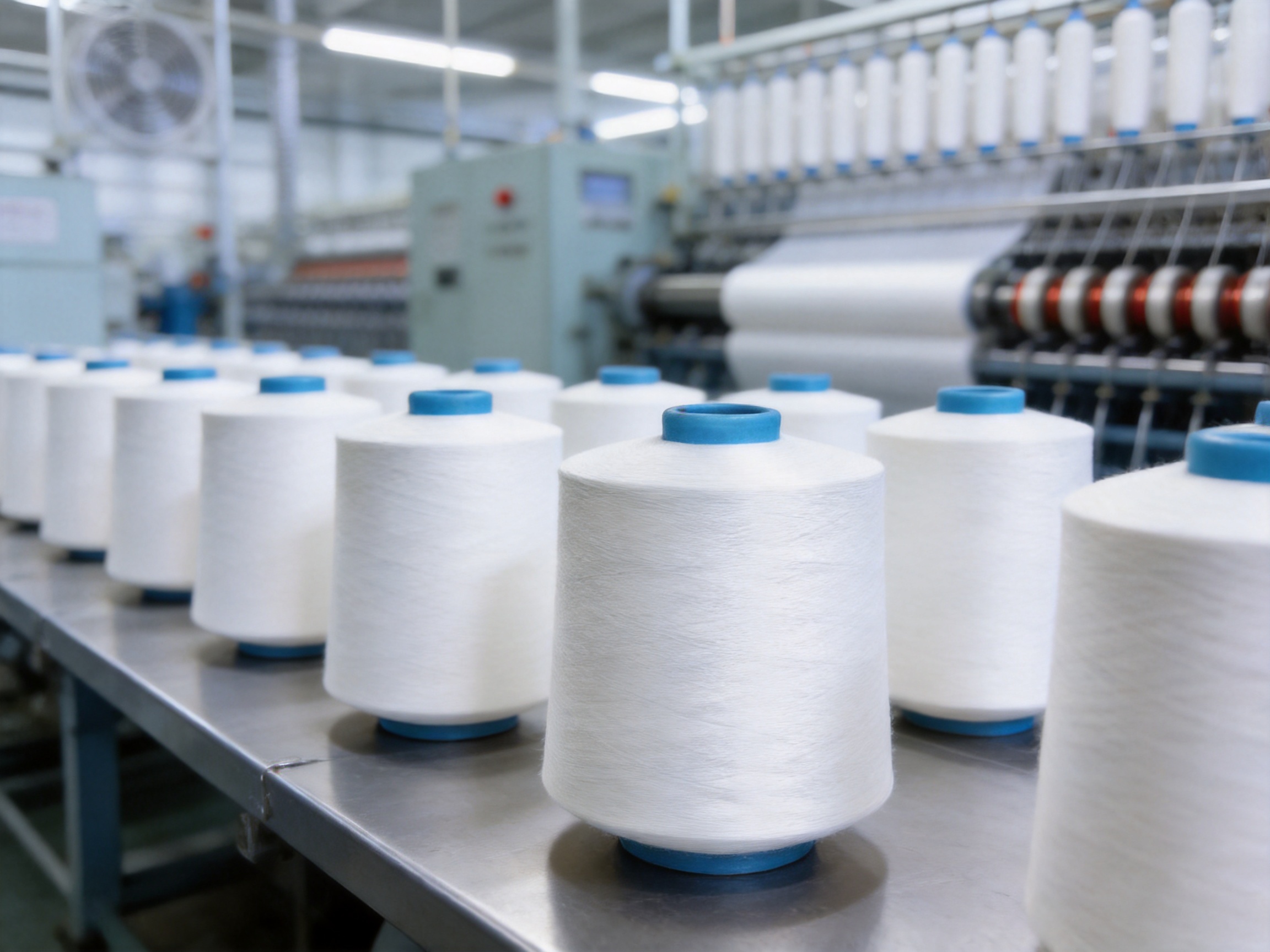 White Slight Intermingled DTY for High-Performance Thermal and Knitted Textile Applications