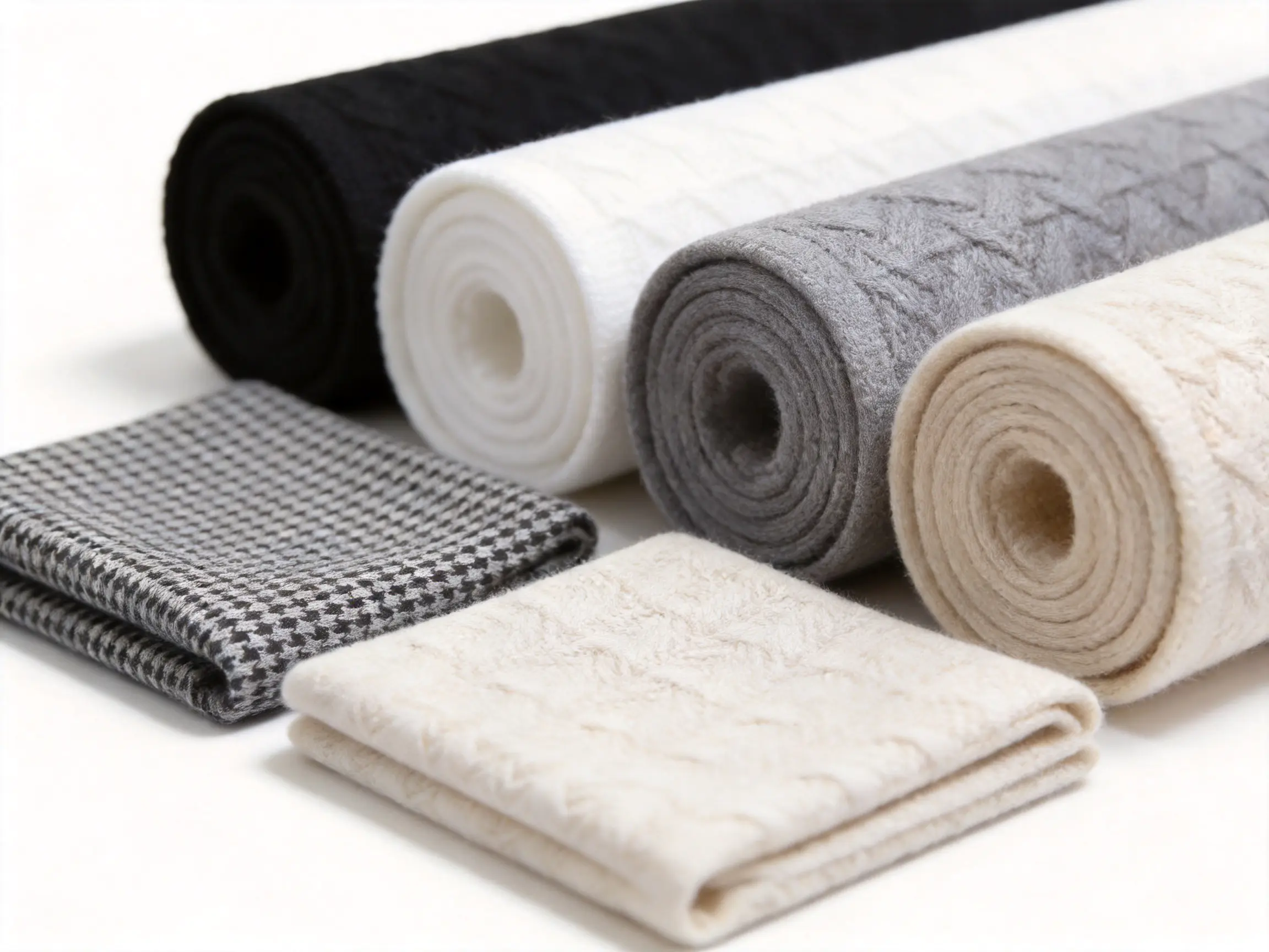 Houndstooth Design Jacquard Fabric for Fashion, Tailoring, and Interior Applications