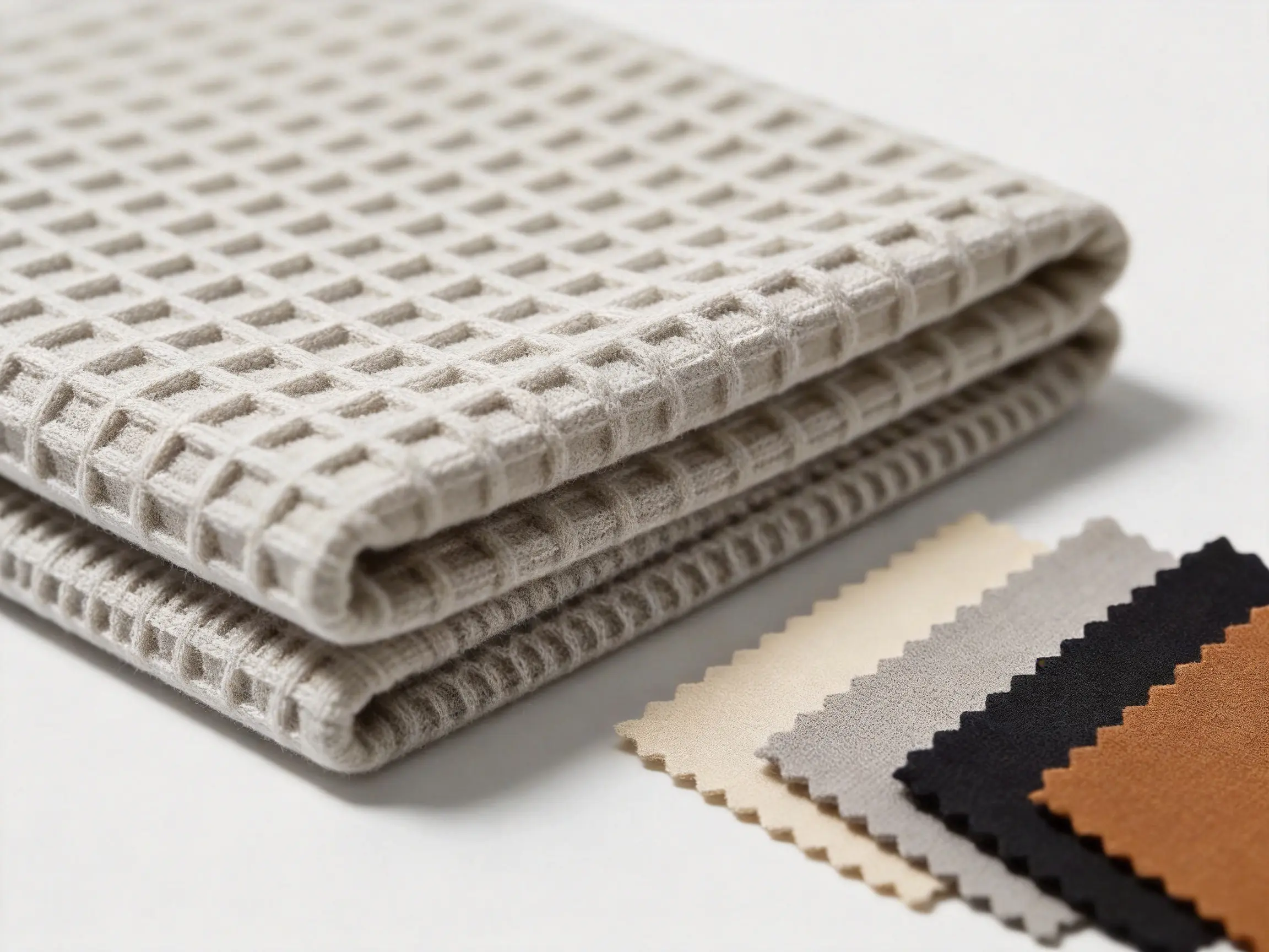 Grid Jacquard Pattern Fabric for Modern Knitwear, Fashion Apparel, and Wholesale Textile Development