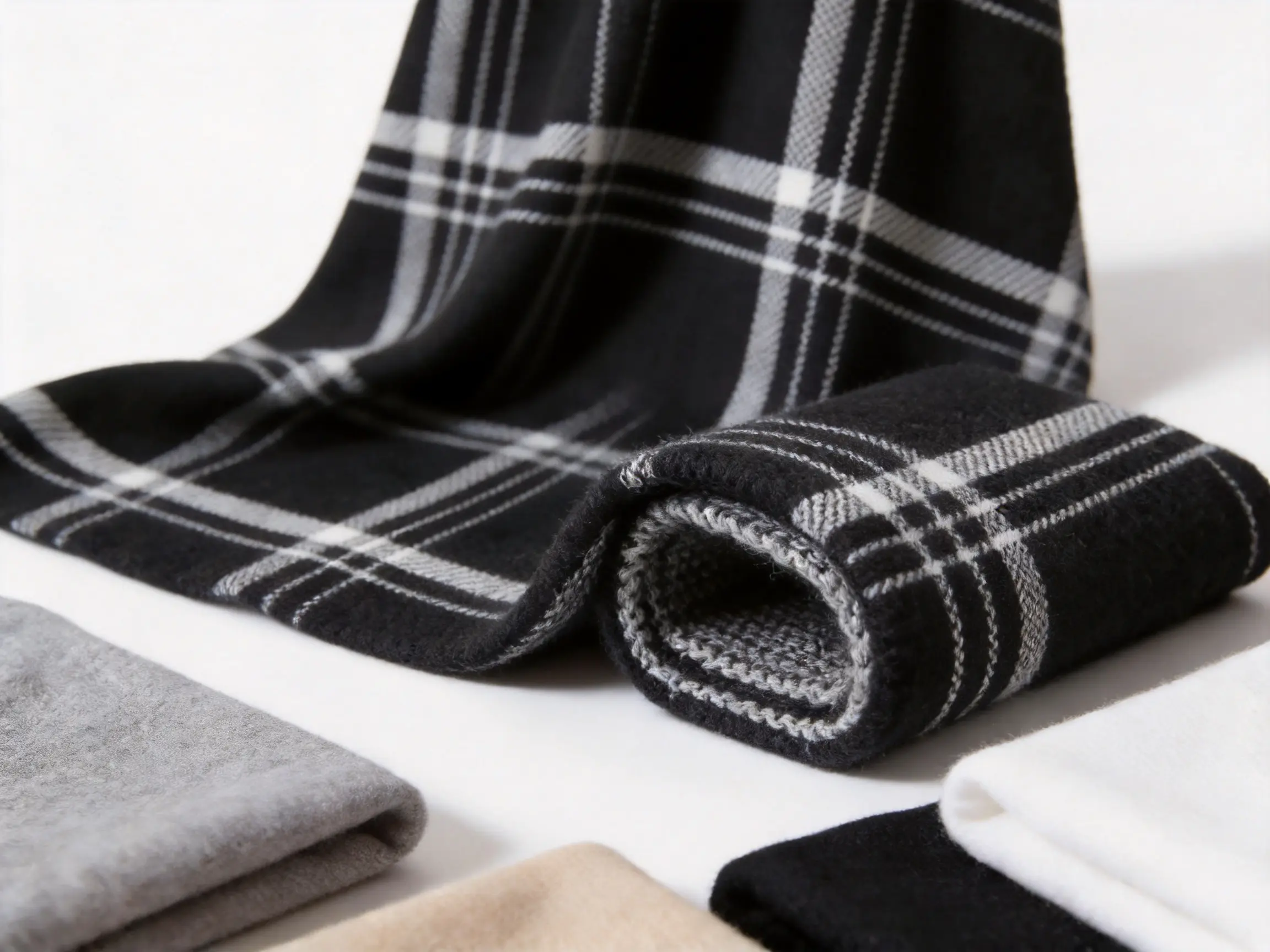 Jacquard Black and White Grid Fabric: Design, Performance, and Manufacturing Excellence
